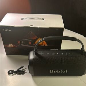 Black Portable Bluetooth Speaker